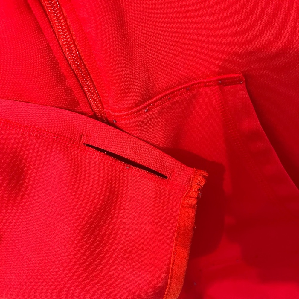 Nike Vibrant Red Hoodie with Black Logo - Picture 4 of 7
